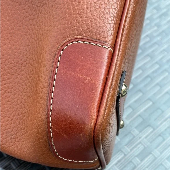 Dooney & Bourke Brown Shoulder Bag with Gold Accents - Picture 8 of 13